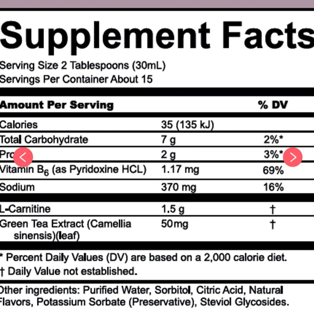 NUTRIPLUS  LIQUID L-CARNITINE PLUS
